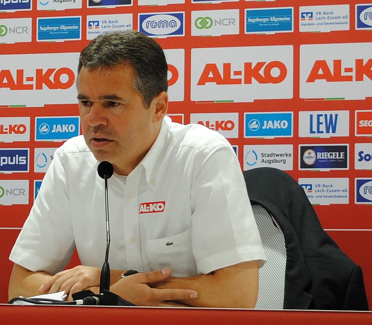 Andreas Rettig bei einer Pressekonferenz im August 2010