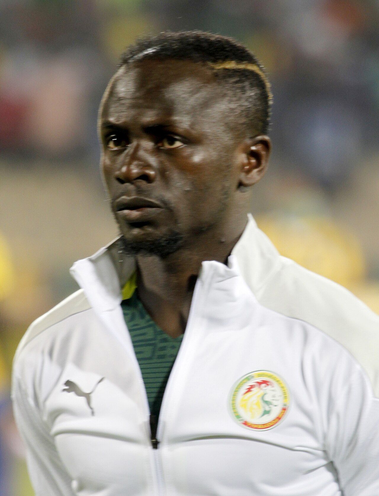 Sadio Mané im Trikot der senegalesischen Nationalmannschaft, Nummer 10, beim Afrika-Cup 2022.