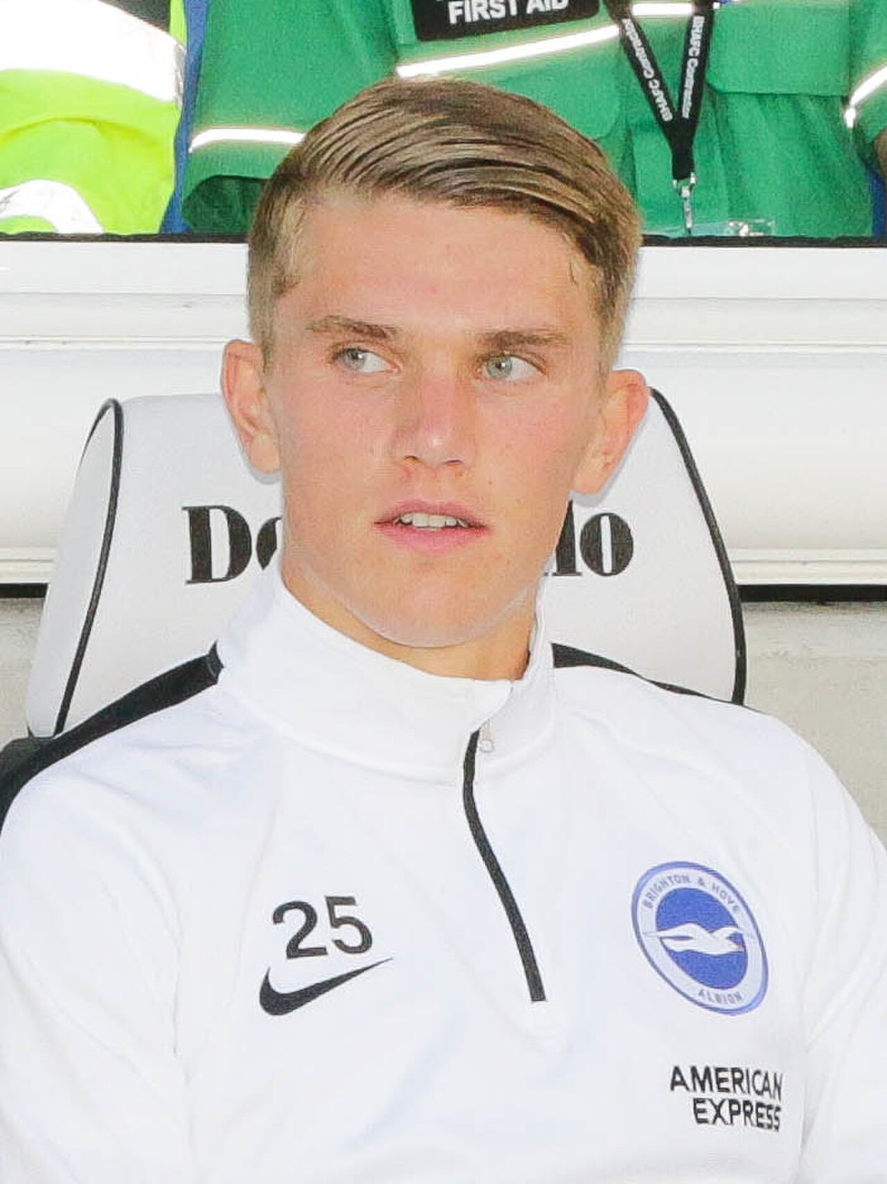 Viktor Gyökeres im Trikot von Brighton & Hove Albion bei einem Vorbereitungsspiel