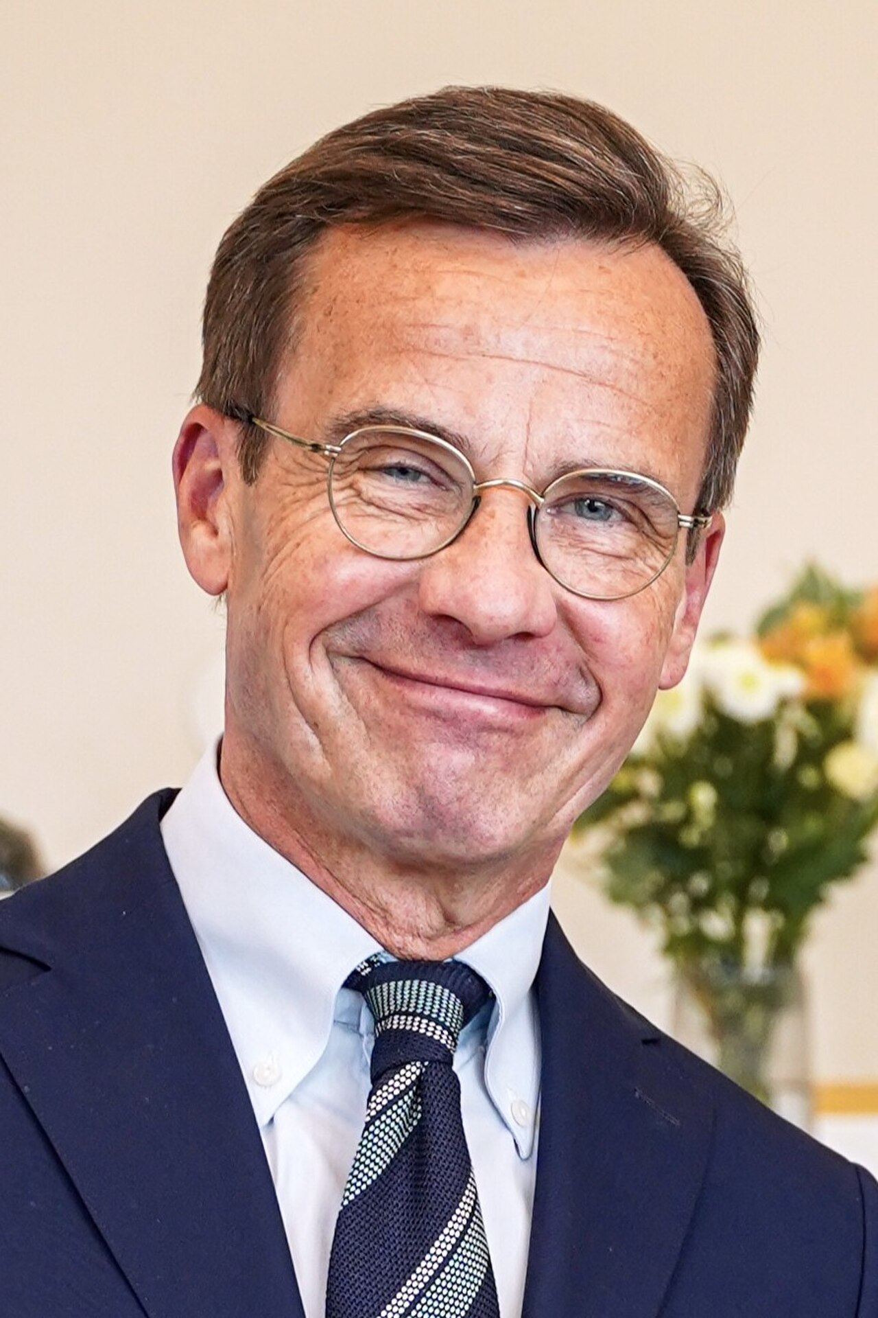 Der schwedische Ministerpräsident Ulf Kristersson bei einem öffentlichen Auftritt im Juni 2025.