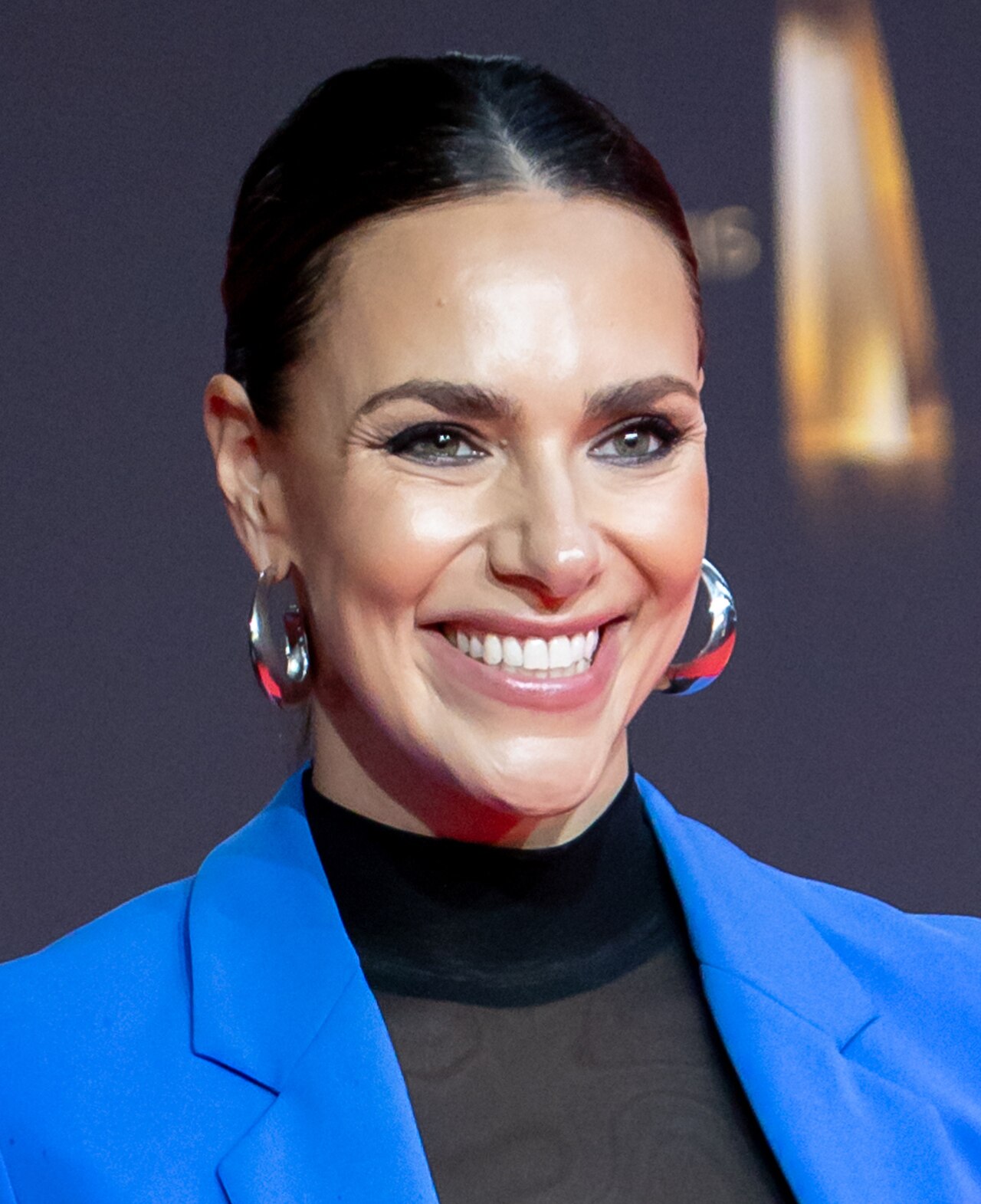 Esther Sedlaczek beim Deutschen Fernsehpreis 2024 in Köln