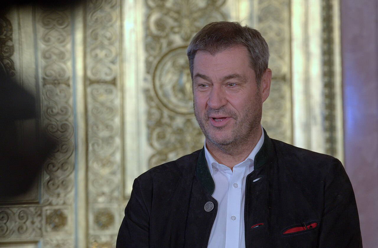 Markus Söder (CSU) spricht bei einer Veranstaltung im Prinz-Carl-Palais in München.