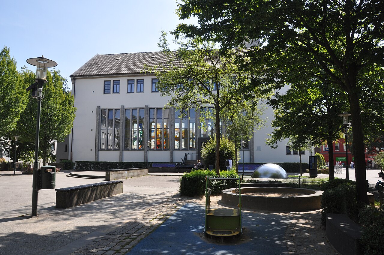 Der Fronhof in Solingen, wenige Tage nach dem Messerangriff im August 2024.