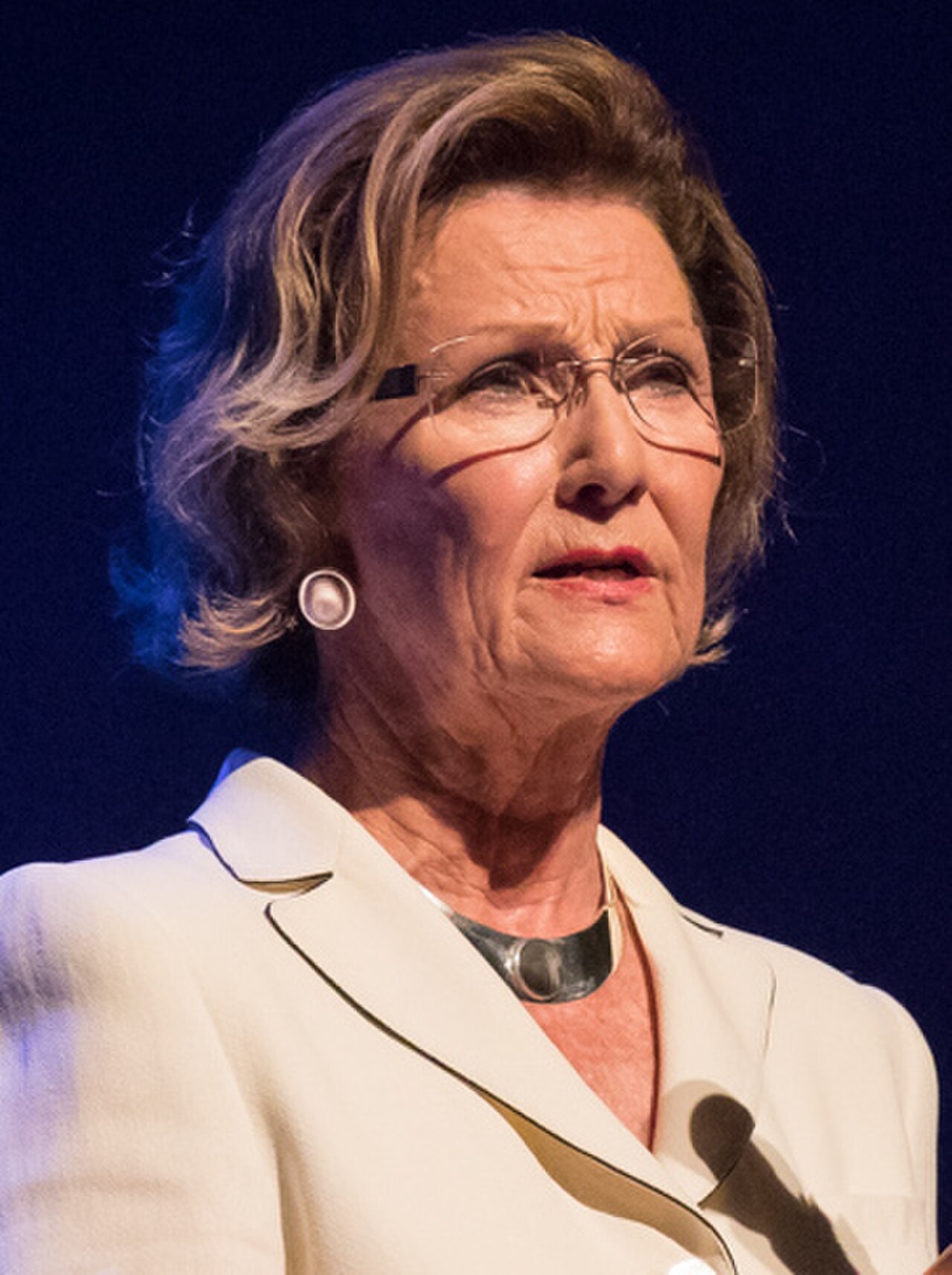 Königin Sonja von Norwegen bei der Eröffnung des Oslo Jazzfestivals 2017 im Opernhaus.