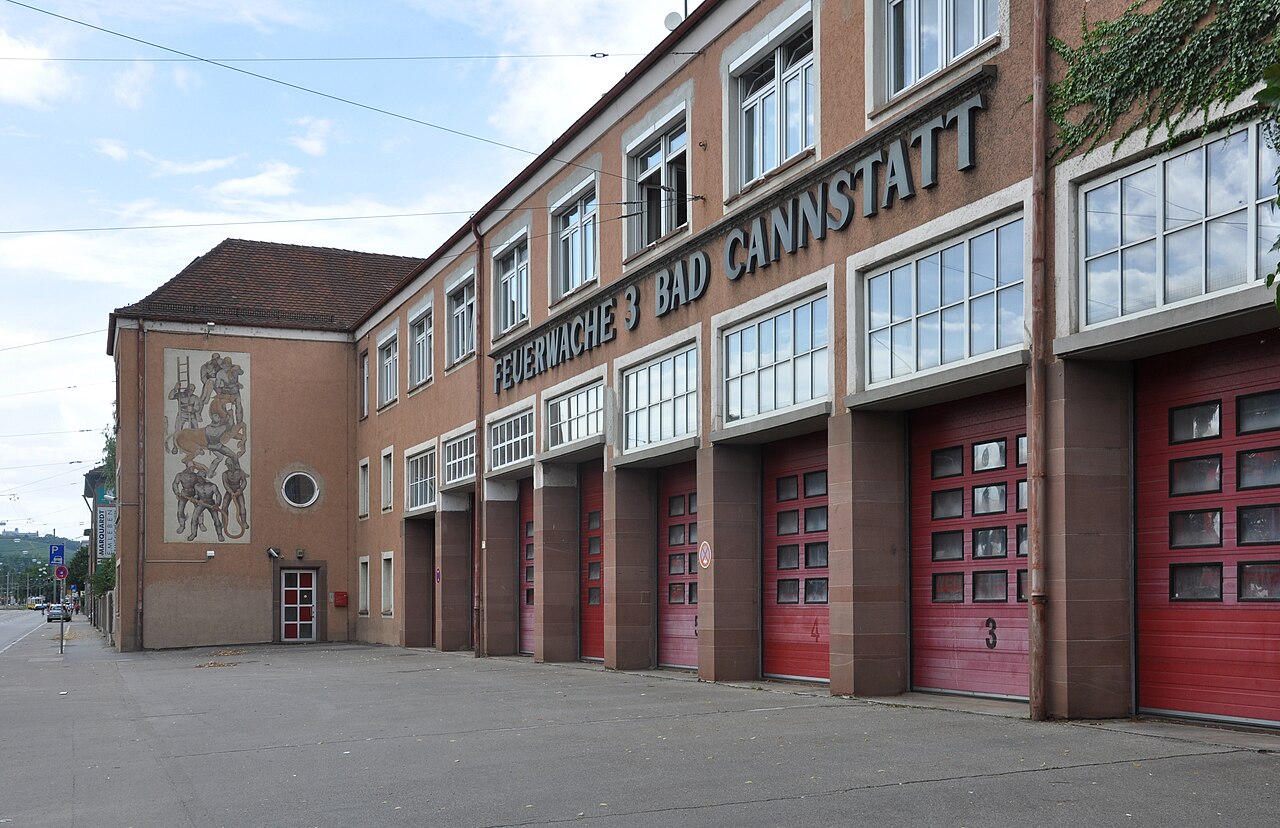 Feuerwache 3 der Feuerwehr Stuttgart in Bad Cannstatt