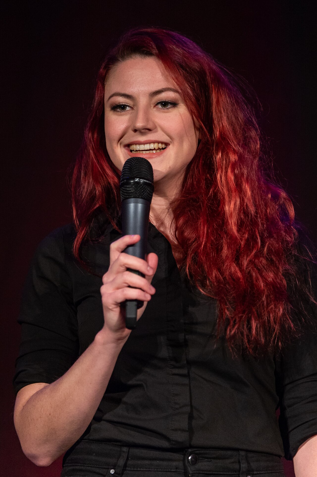 Comedienne Tahnee Schaffarczyk, Aufnahme aus dem Jahr 2018.