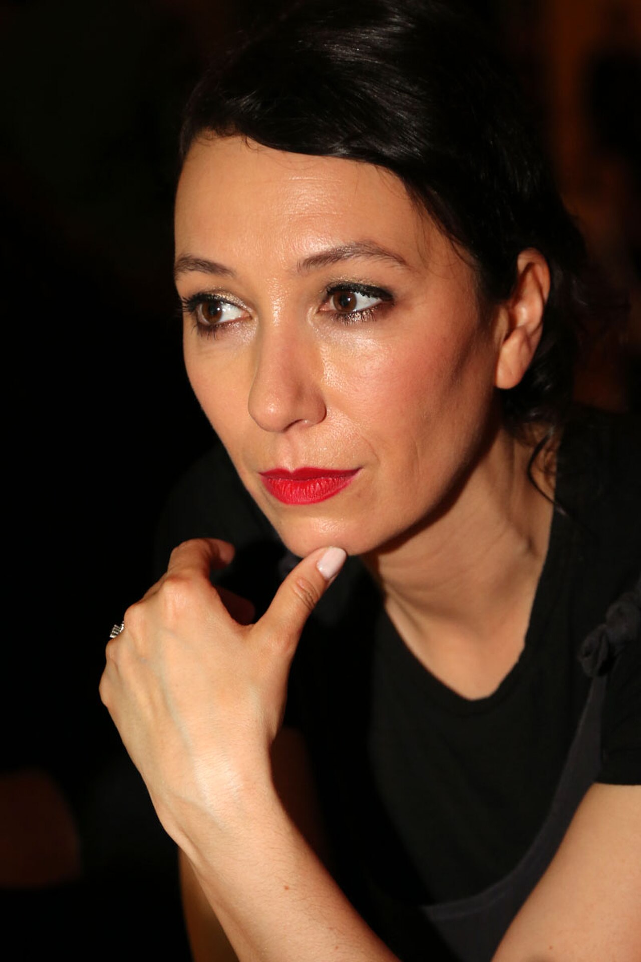 Ursula Strauss, Hauptdarstellerin der ARD/ORF-Reihe „Tiroler Blut“, bei einem Fototermin in Wien 2013.