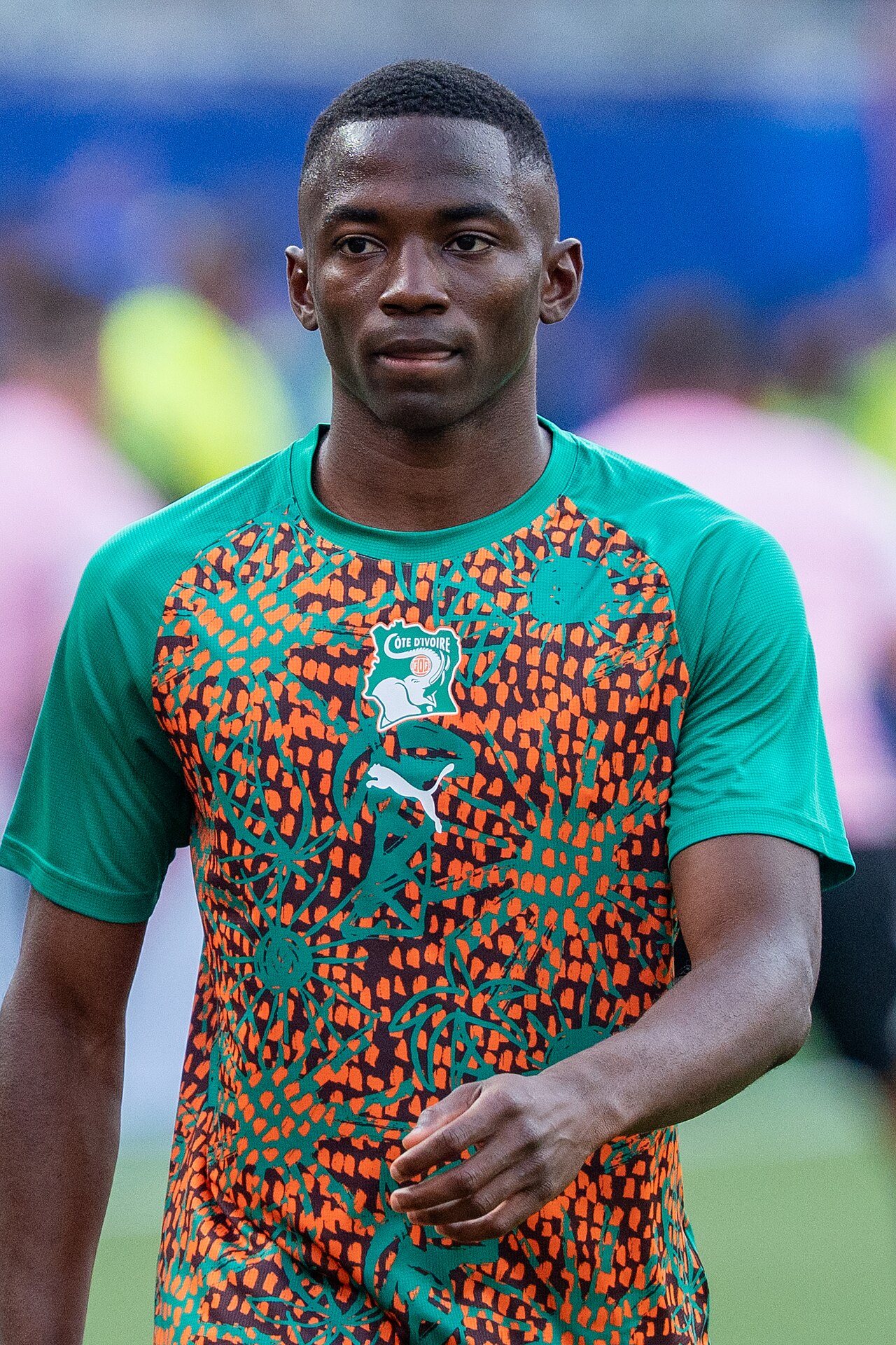 Bazoumana Touré im Trikot der Elfenbeinküste beim WM-Gruppenspiel gegen Ecuador am 14. Juni 2026.