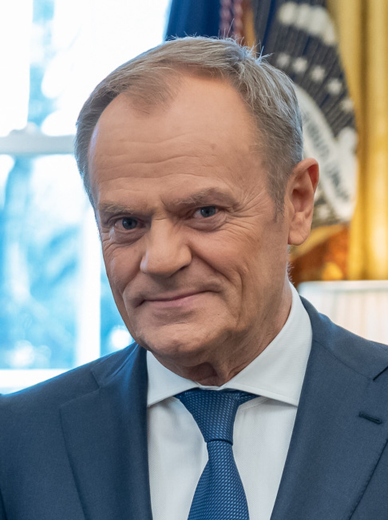 Polens Ministerpräsident Donald Tusk im Oval Office, März 2024.