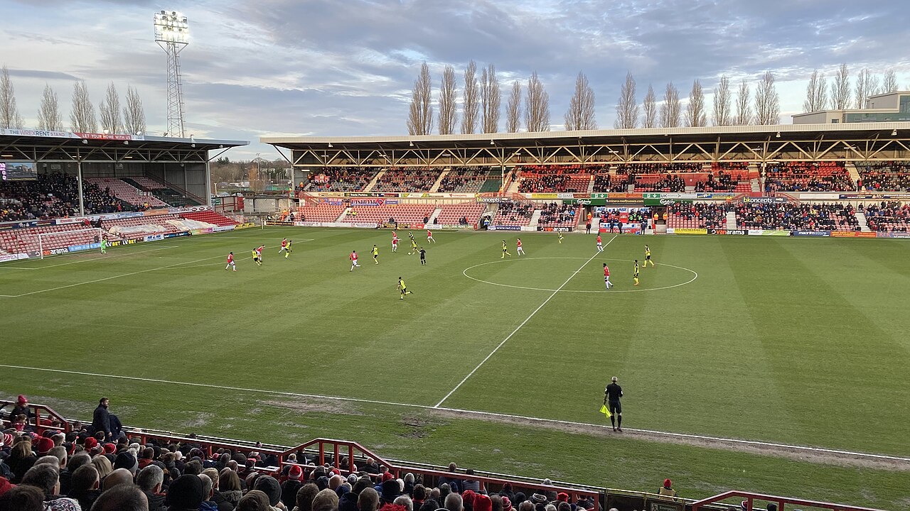 Racecourse Ground in Wrexham, Austragungsort des U19-EM-Finales 2026