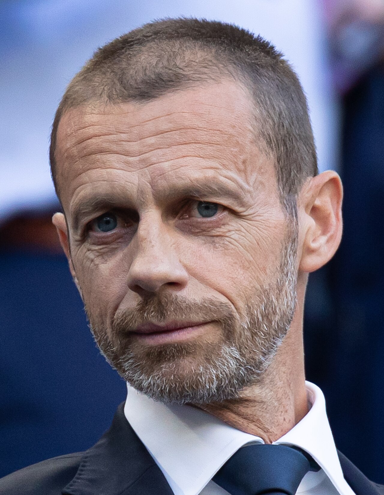 UEFA-Präsident Aleksander Čeferin bei einem öffentlichen Termin 2019