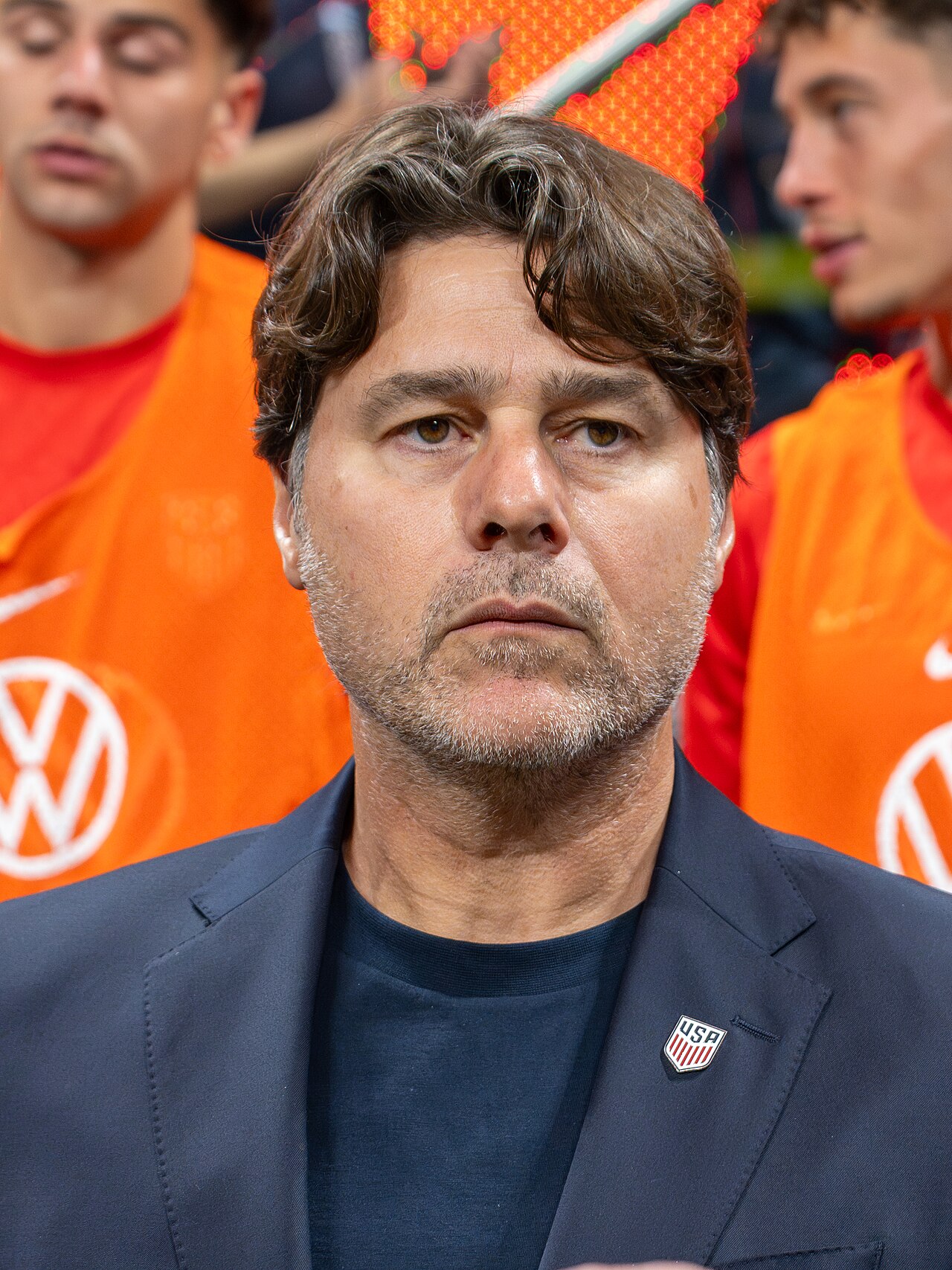 US-Nationaltrainer Mauricio Pochettino während des Testspiels gegen Belgien am 28. März 2026.
