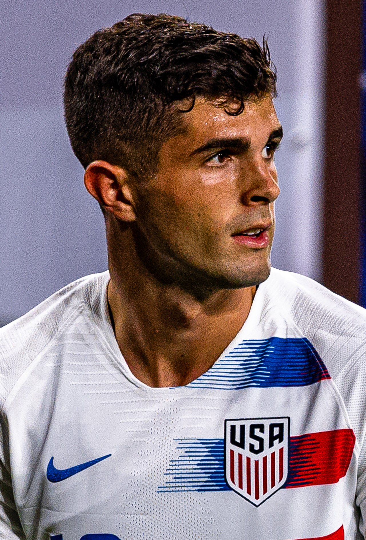 Christian Pulišić im Trikot der US-Nationalmannschaft am Ball