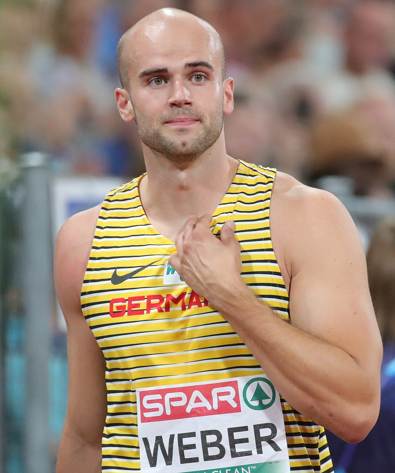 Speerwurf-Finale bei einer Leichtathletik-Europameisterschaft