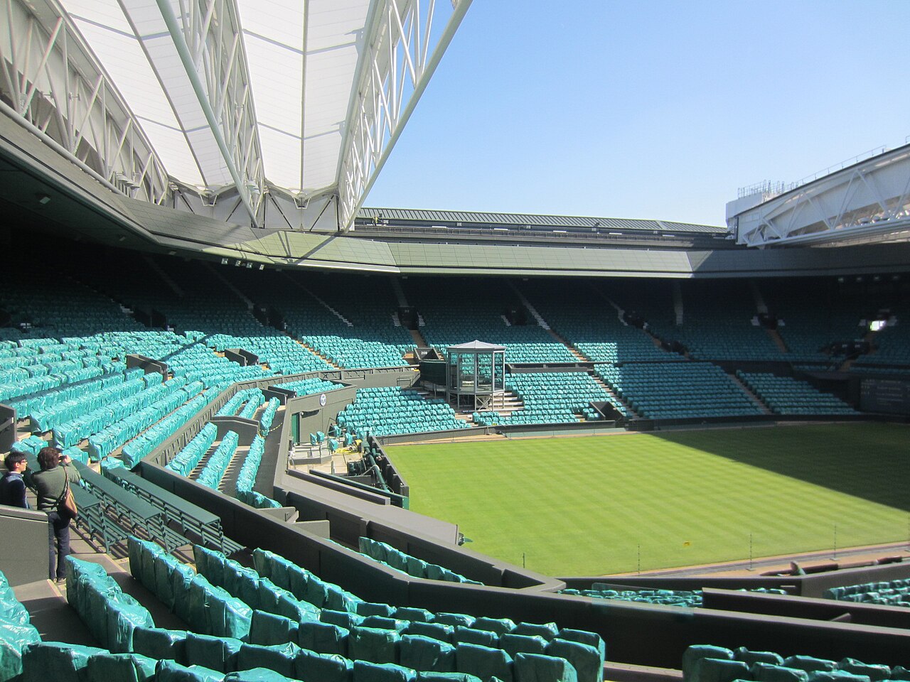 Der Centre Court des All England Lawn Tennis Club in Wimbledon.