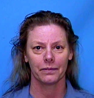 Justizfoto (Mugshot) der US-Serienmörderin Aileen Wuornos aus der Datenbank des Florida Department of Corrections