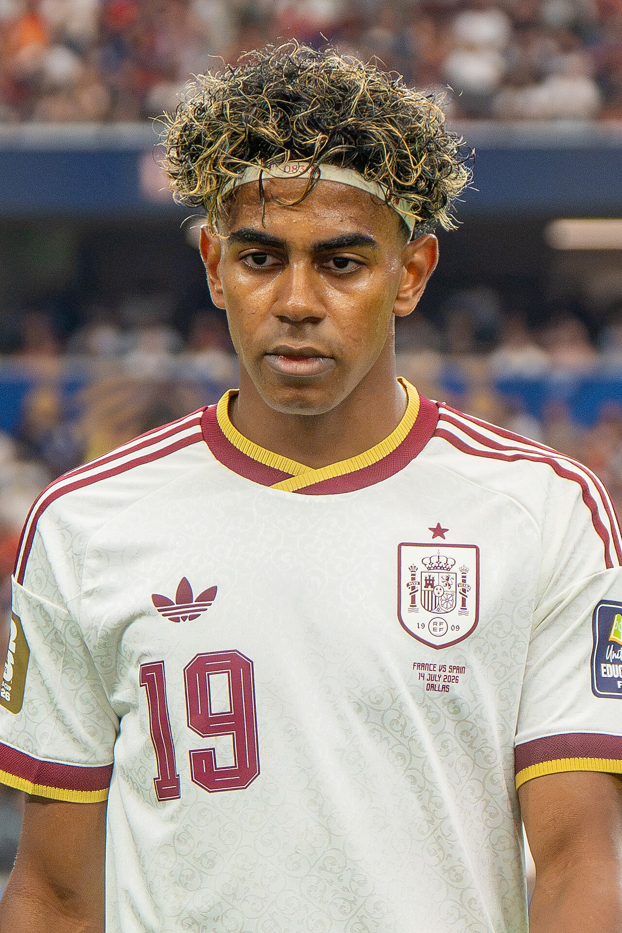 Lamine Yamal beim WM-Halbfinale Frankreich gegen Spanien am 14. Juli 2026.