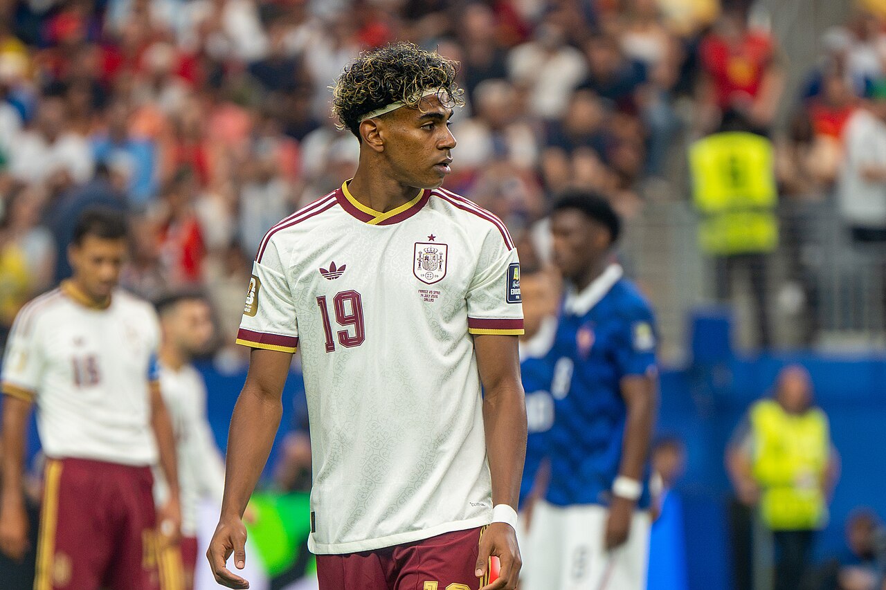 Lamine Yamal während des WM-Halbfinales Frankreich gegen Spanien am 14. Juli 2026 im AT&T Stadium in Arlington, Texas.