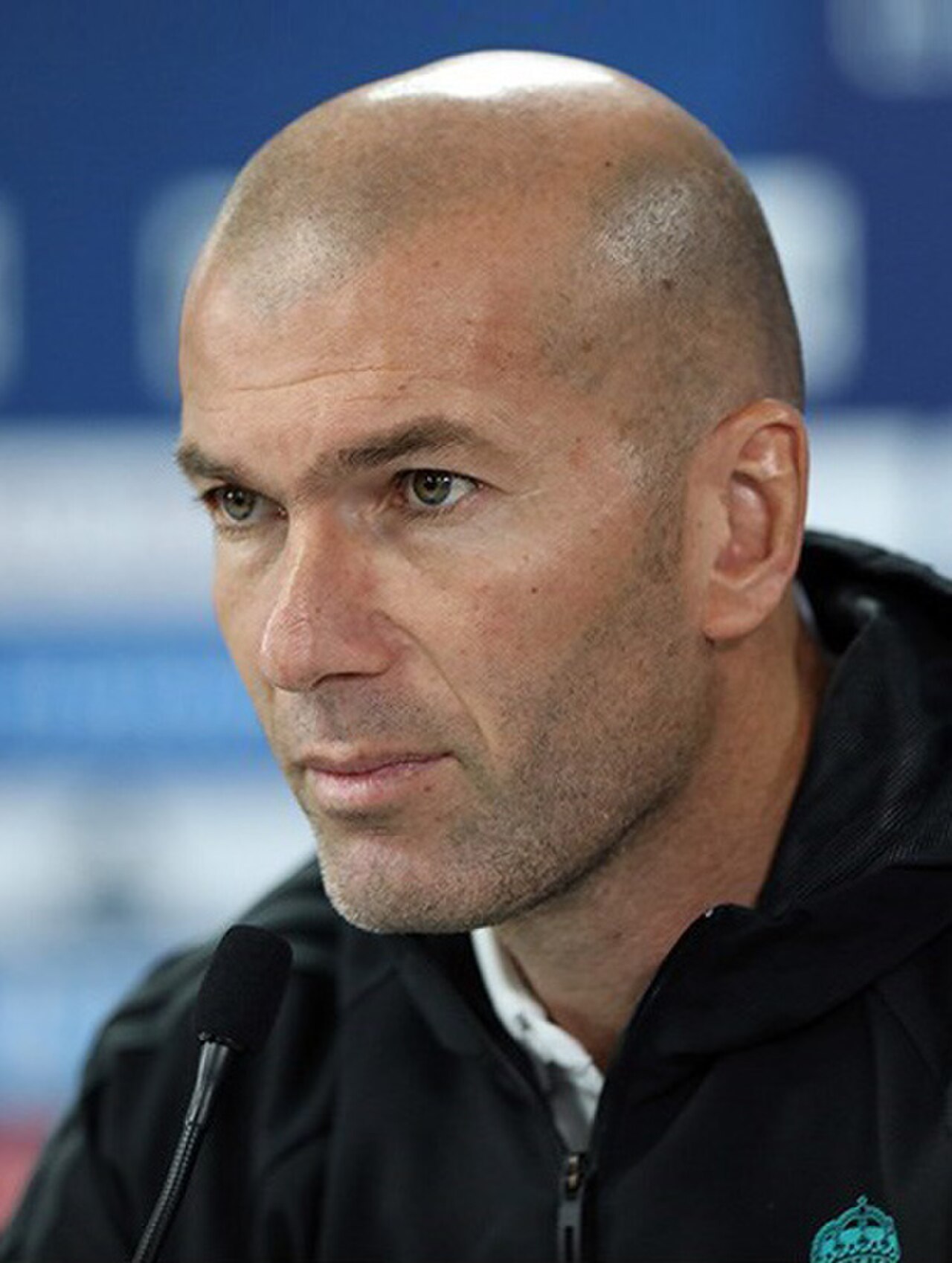 Zinédine Zidane, ehemaliger französischer Nationalspieler und Real-Madrid-Trainer, im Porträt.